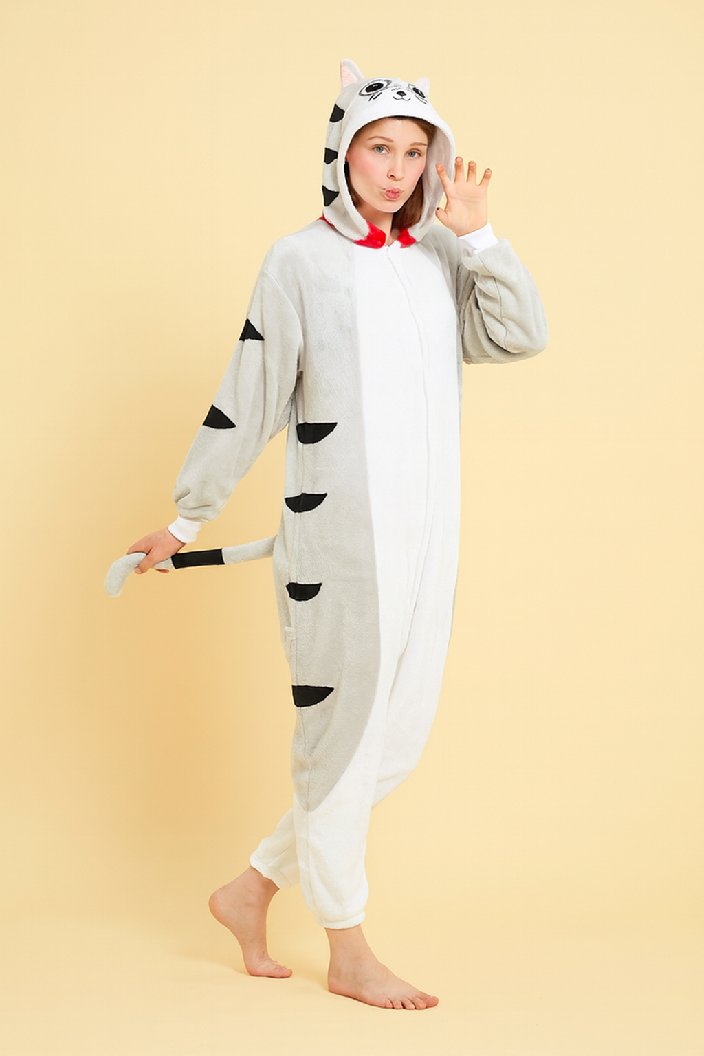CUTE TABBY CAT ONESIE! π±π«