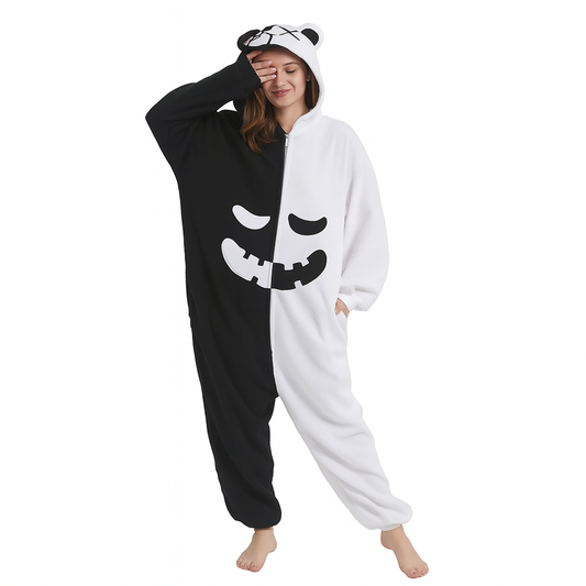 HALF MOOD PANDA ONESIE