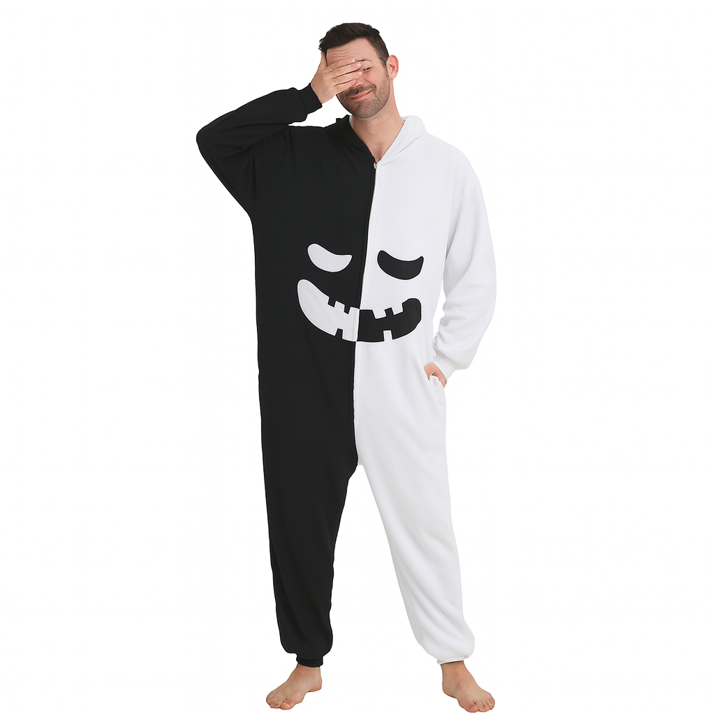 HALF MOOD PANDA ONESIE